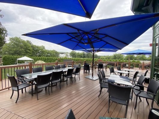 deck at the Blu Grotto