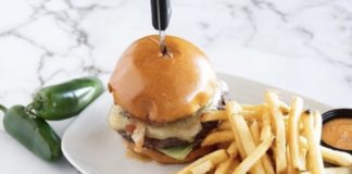 burger from the locals spot