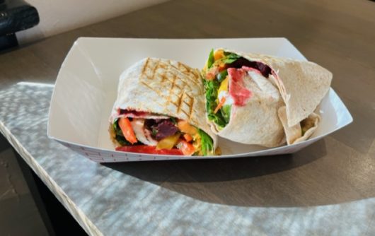 Halloumi chimichurri wrap, at Cloveberry