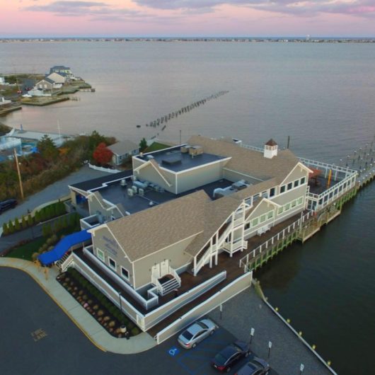 Photo from above of B2 Bistro Bayville