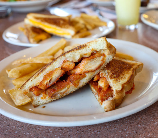 State Line Diner Buffalo Chicken Grilled Cheese