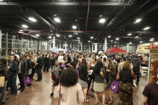 Guests at the Jersey City Wine Fest