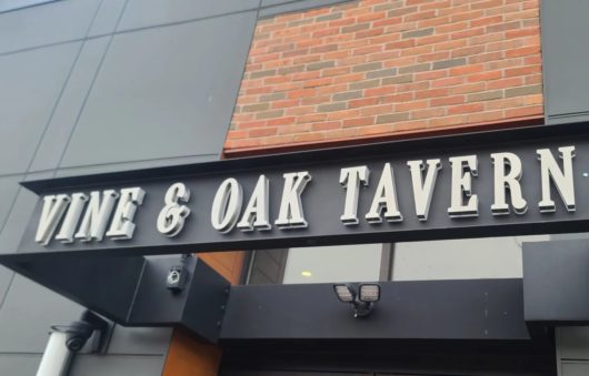 vine and oak sign