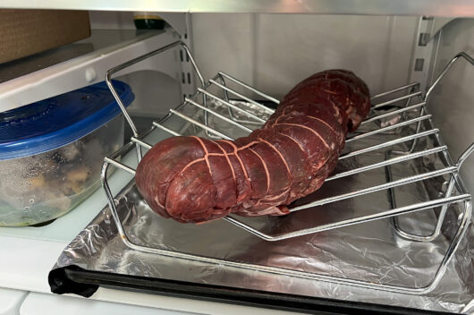 Dry-aging beef tenderloin in the fridge for 1 - 2 days, Jersey Bites, Chop Box, Deborah Smith