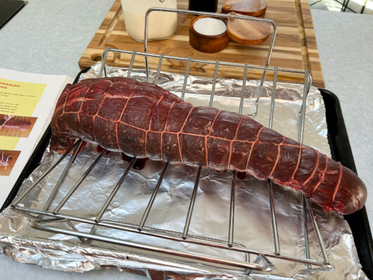 Beef tenderloin after dry aging, Jersey Bites, Chop Box, Deborah Smith
