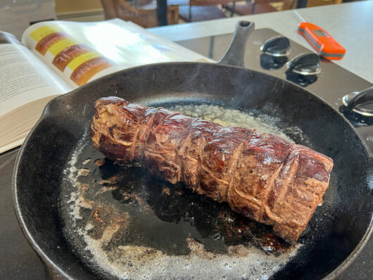 Jersey Bites, Chop Box, Deborah Smith, browned beef after slow roasting