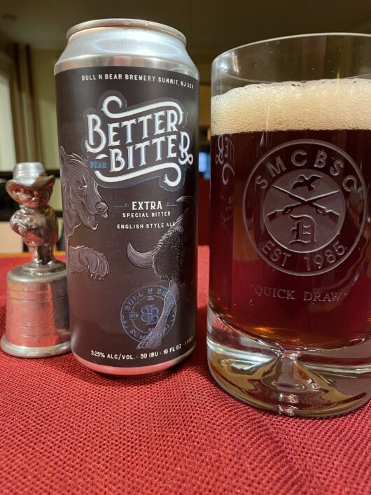 Better Year Bitter, Bull and Bear Brewing, Summit, Jersey Bites, Peter Culos, A Year of Drinking Jersey