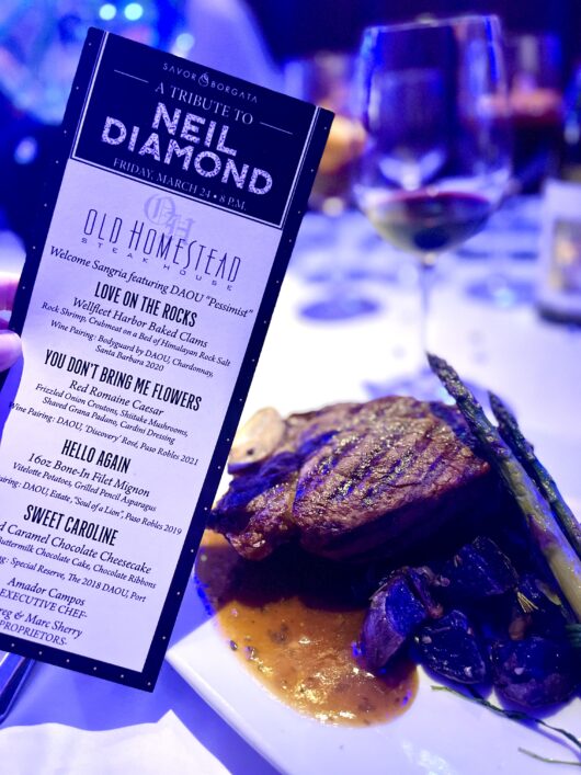 Old Homestead Menu and Filet