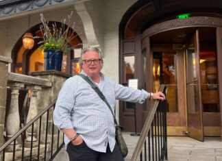 Century-Old Inn and Restaurant to Join Chef David Burke’s Collection of New Jersey Culinary Ventures Chef David Burke at the entrance to The Bernards Inn