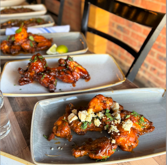 Chicken Wings on Plate
