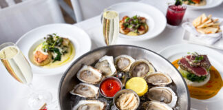Oysters on the half shell at Washington House
