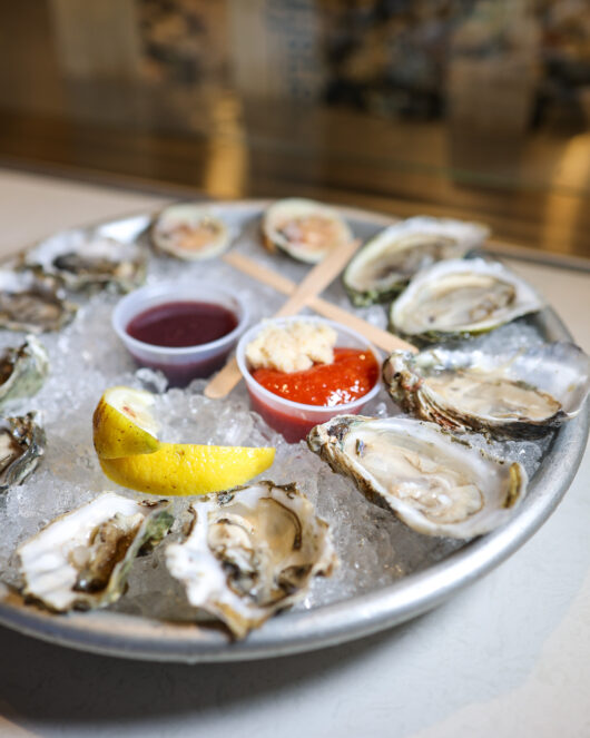 oysters on the half shell