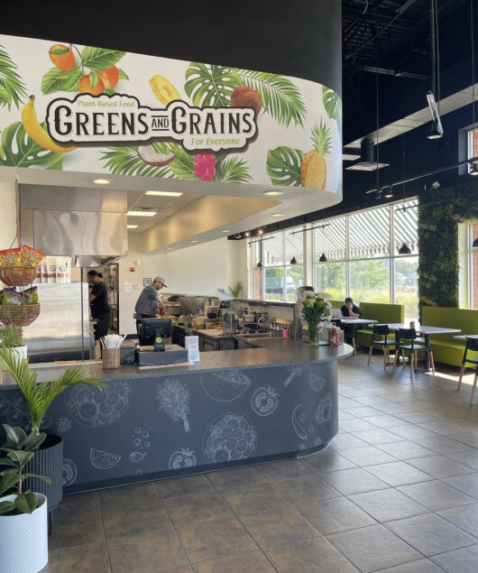 interior of Greens and Grains in Mays Landing