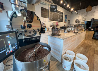 interior of Port Coffee Roasters