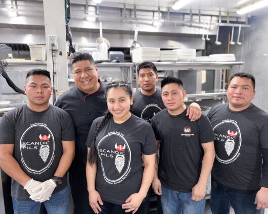 The culinary team at Washington House