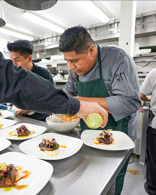 Executive Chef Eloy Leonor and team