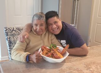 Celebrating Hispanic Chefs in the Garden State chef eloy and mom