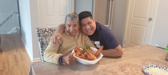 chef eloy and mom