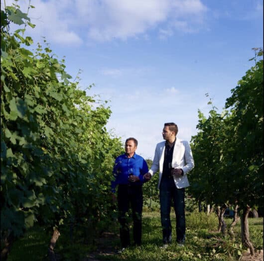 Sal and Luca Turdo, of Turbo Vineyards and Winery, Jersey Bites