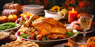 Thanksgiving Food Spread