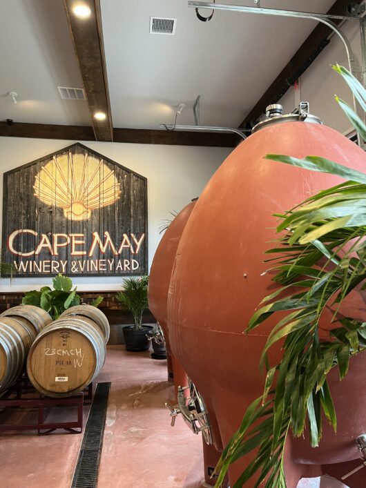 Cape May Winery and Vineyard, amphora, Jersey Bites, Marissa Muoio
