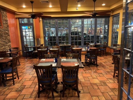 interior of It's Greek to Me in Ridgewood New Jersey