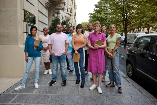 Joe Settepani (Morganville, NJ) and the rest of the contestants on Next Baking Master: Paris, Season 1.