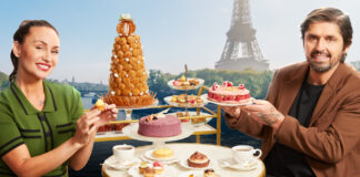 Food Network Next Baking Master: Paris, Season 1. hosts Stephanie Boswell and Ludo Lefevbre