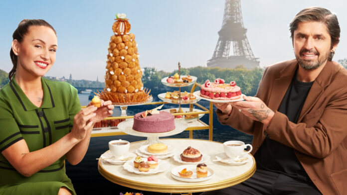 Next Baking Master Paris hosts Stephanie Boswell and Ludo Lefevbre Food Network Next Baking Master: Paris, Season 1. hosts Stephanie Boswell and Ludo Lefevbre