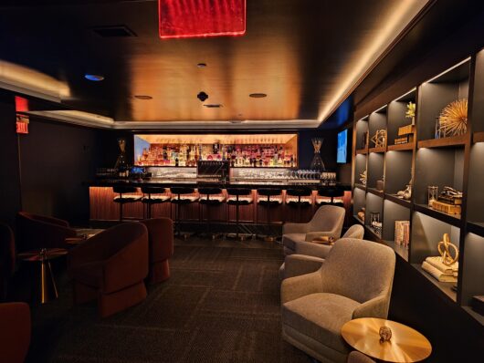 Interior of ORA restaurant