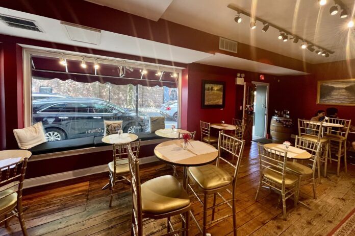 A look inside Tomasello Winery's tasting room in Lambertville, NJ, for Jersey Bites, by Marissa Muoio.