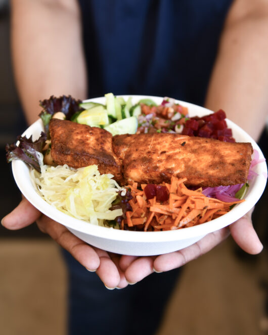 Bowl-based concept for VANZ Indian Fusion restaurant, Jersey Bites, Union City, NJ