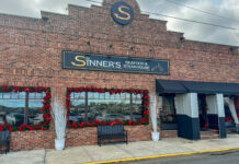 exterior of Sinners Seafood & Steakhouse