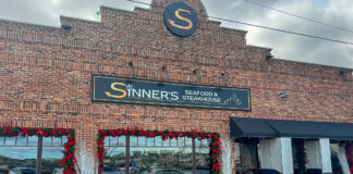 exterior of Sinners Seafood & Steakhouse