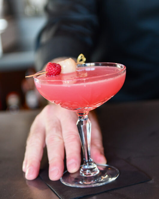 Raspberry Lychee Martini