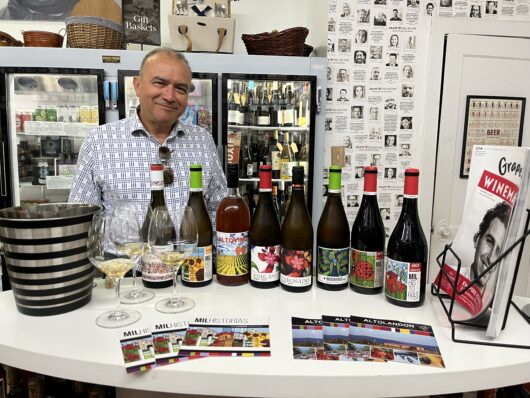 wine tasting at the Grape Collective