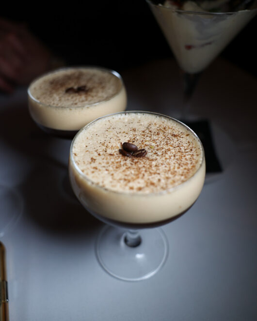 espresso martinis at Masseria Italian Steakhouse