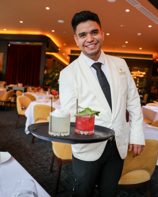 server at Masseria Italian Steakhouse