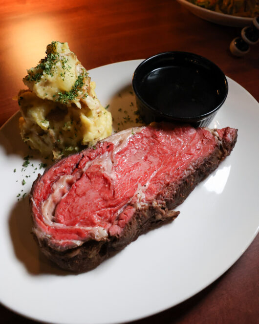 Prime rib at J.Alexander's in Clifton - NJ restaurant openings