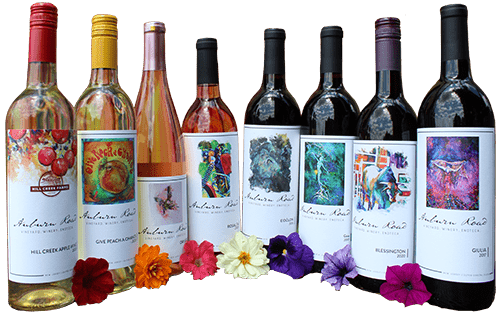 Wine selection from Auburn Road Winery