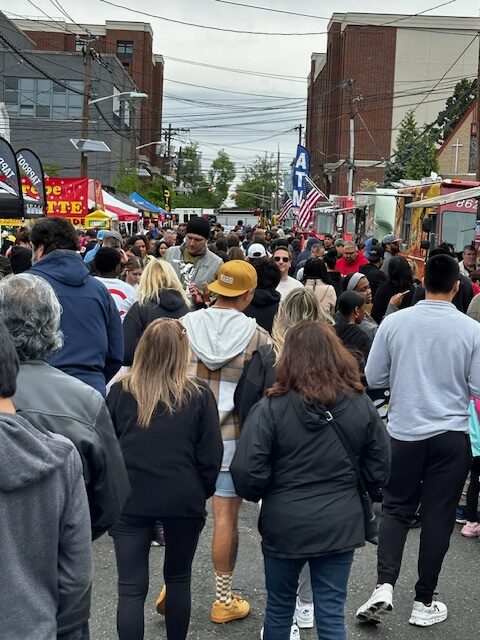 Crowd at Bayonne Food Truck Festival