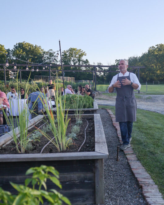 Chef Steve at his farm 