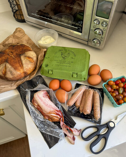 Our breakfast fresh from the Market