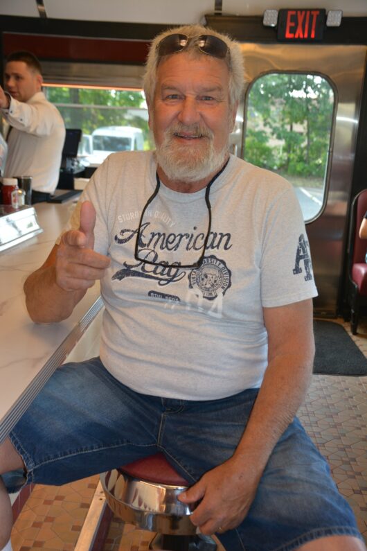 First customer Gary from Old Bridge