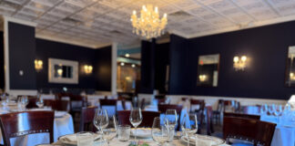 interior shot of Vette Ristorante at Calabria in Livingston NJ