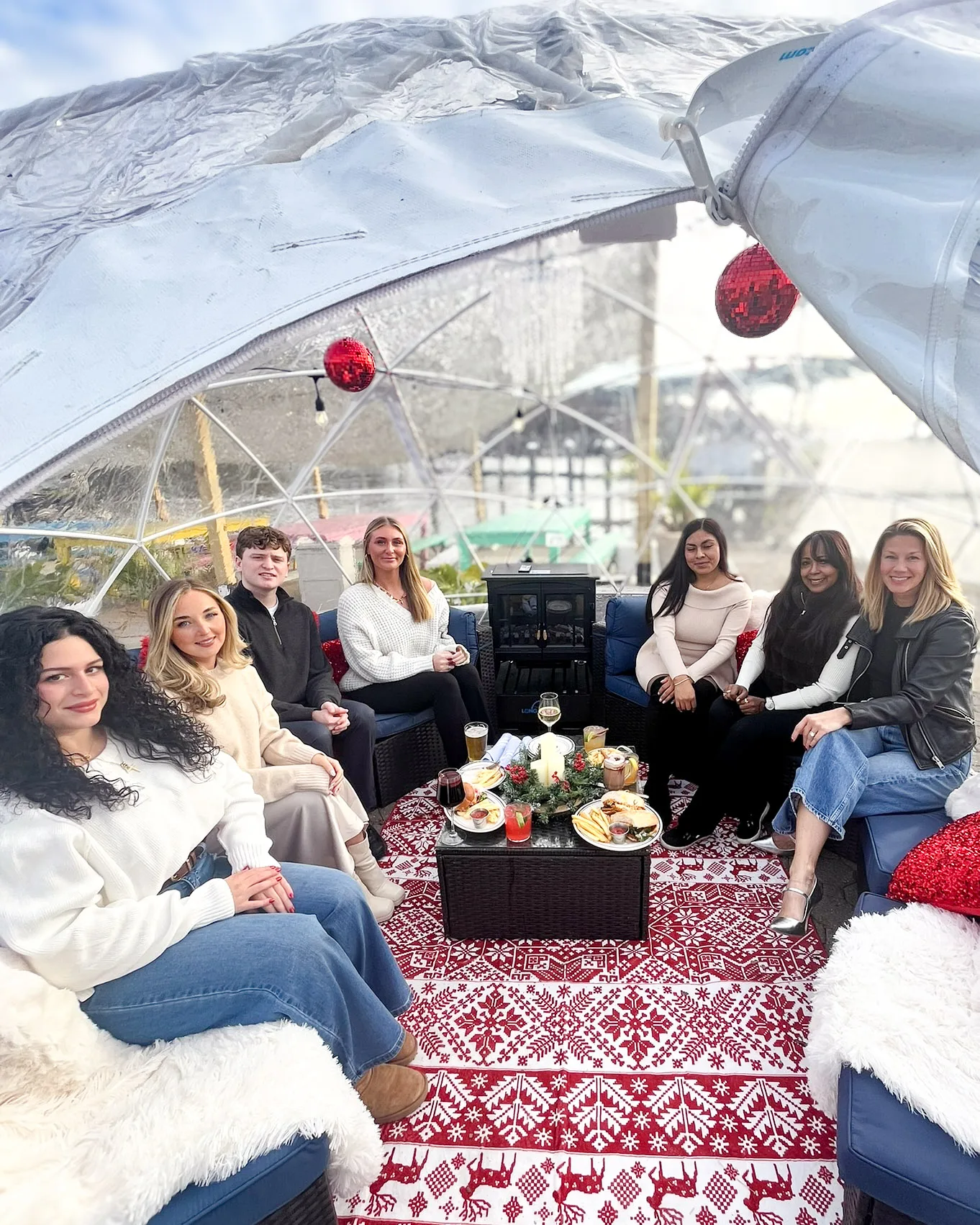 The Sailhouse in Tarrytown, New York Winter Igloo Village