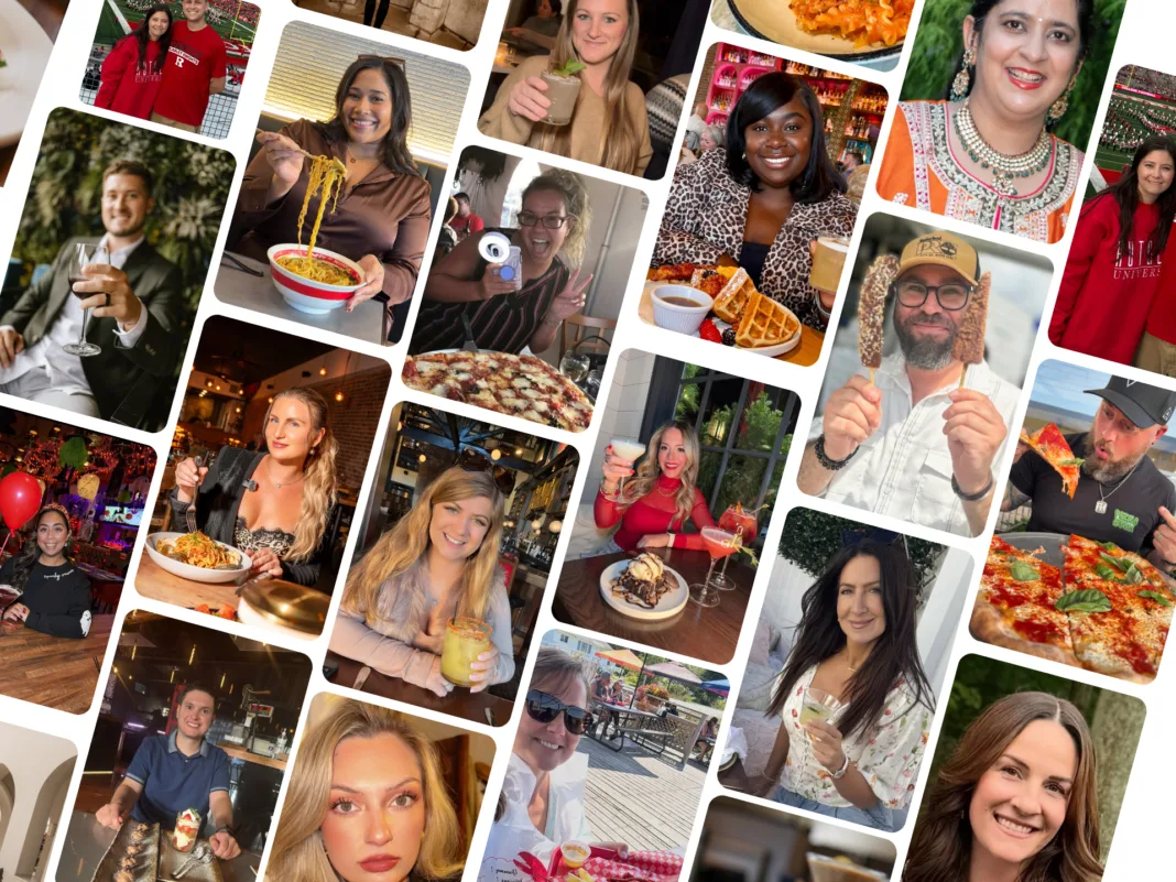 collage of NJ Food Influencers
