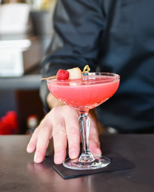 The Lychee Martini at Colts Neck Inn Steakhouse 