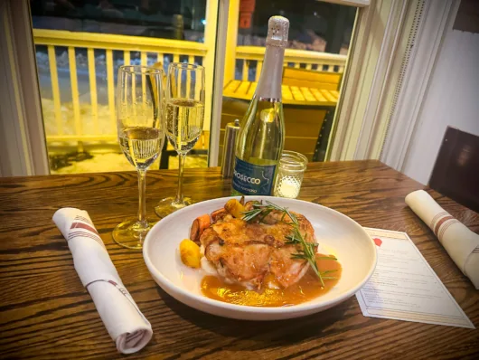 Valentine's Day at cozy Gladstone Tavern