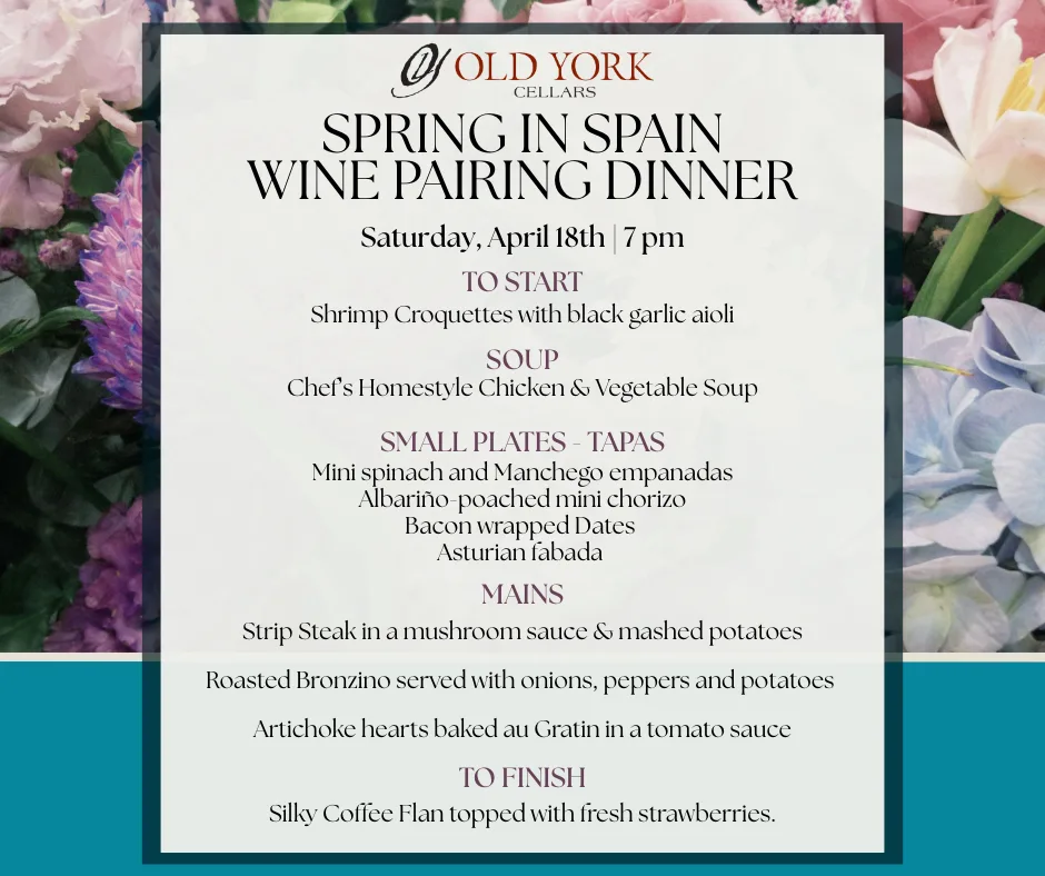 2026 April Spring in Spain Chefs Dinner
